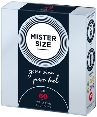 Презервативи Mister Size 60 мм (3 шт) ORI-413755 фото