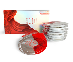 Презервативы OLO ультратонкие с гиалуроновой смазкой и термо эффектом RedSilver (по 1шт)