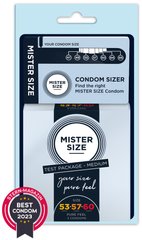 Презервативи Mister Size Test Package Medium-3 різних розмірів 53 мм - 57 мм - 60 мм ORI-414751 фото