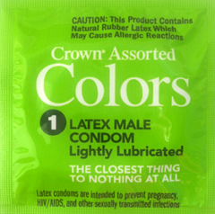Презервативы Crown Assorted Colors (разноцветные)(по 1шт) BSN-T363 фото