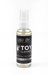Очисник для дезінфекції секс іграшок Easy Life Toy Cleaner 100 ml. Антибактеріальний спрей для секс-іграшок EL-YO50 фото