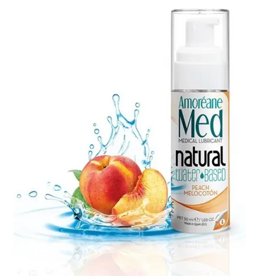 Гель-любрикант AM. Peach Water Based Lubricant з фітопланктоном, 50 мл PS60164 фото