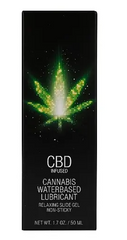 Універсальний лубрикант Shots - CBD Cannabis Waterbased Lubricant, 50 ml PHA139 фото