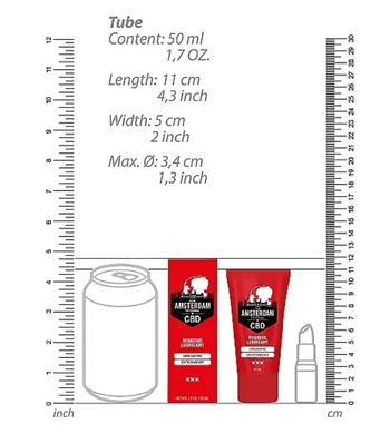 Вагінальний гель на водній основі з пролонгуючим ефектом Original CBD from Amsterdam - Numbing Lu PHA200 фото