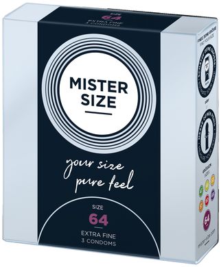 Презервативи Mister Size 64 mm (3шт) ORI-413780 фото