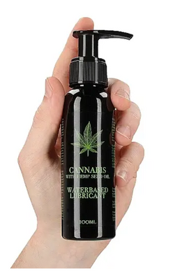 Вагинальный лубрикант Cannabis With Hemp Seed Oil - Waterbased Lubricant, 100 ml PHA228 фото