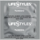 Презерватив чорний 1 шт LIFESTYLES TUXEDO Black LFS-001416 фотографія 2