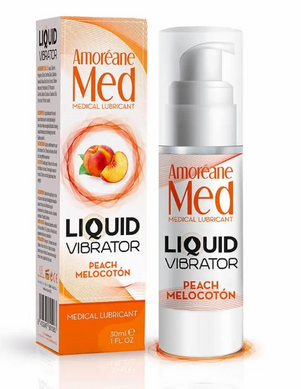 Стимулирующий лубрикант от Amoreane Med: Liquid vibrator - Peach ( жидкий вибратор ), 30 ml PS60108 фото