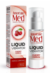 Стимулирующий лубрикант от Amoreane Med: Liquid vibrator - Cherry ( жидкий вибратор ), 30 ml