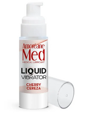 Стимулирующий лубрикант от Amoreane Med: Liquid vibrator - Cherry ( жидкий вибратор ), 30 ml PS60107 фото