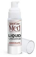 Стимулюючий лубрикант від Amoreane Med: Liquid vibrator - Chocolate (рідкий вібратор), 30 ml PS60102 фото