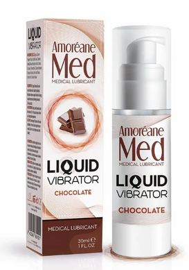 Стимулюючий лубрикант від Amoreane Med: Liquid vibrator - Chocolate (рідкий вібратор), 30 ml PS60102 фото