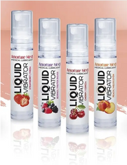 Стимулирующий лубрикант от Amoreane Med: Liquid vibrator - Strawberry ( жидкий вибратор ), 10 ml PS60204 Strawberry фото
