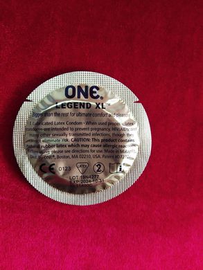 Презервативы ONE Legend XL (большие)(по 1шт)(упаковка может отличаться цветом и рисунком) ONE-007 фото