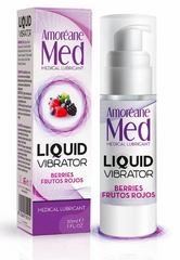 Стимулирующий лубрикант от Amoreane Med: Liquid vibrator - Berries ( жидкий вибратор ), 30 ml PS60101 фото