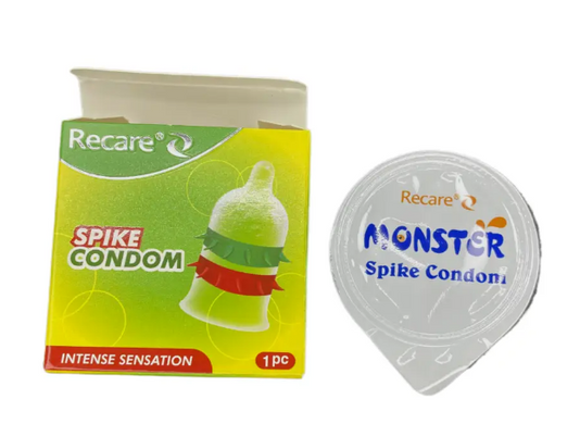 Презерватив Recare MONSTER Green+Red Wink (1шт) RM-555 фото