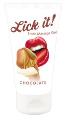 Оральная смазка Lick It! Chocolate 50 мл (веганская)