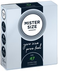 Презервативы Mister Size 47 mm (3шт) ORI-413631 фото