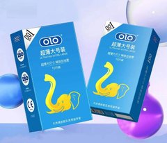 Презервативи OLO ультратонкі Extra Large XL (упаковка 10 шт) G111573 фото