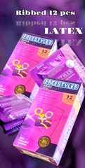 Презервативы FREESTYLES №12 Ribbed, ребристые FLS-003 фото