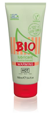 Смазка веганская с согревающим эффектом Hot Bio lubricant Warming на водной основе 100 мл ORI-618144 фото