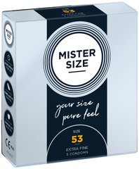 Презервативы Mister Size 53 mm (3 шт) ORI-413690 фото