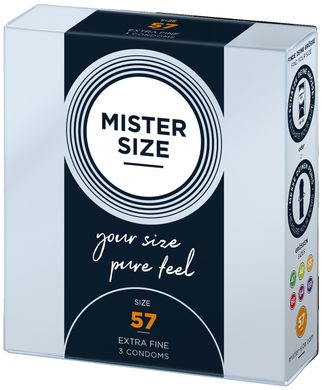 Презервативы Mister Size 57mm (3 шт) ORI-413720 фото