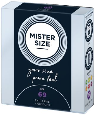 Презервативи Mister Size 69 mm (3шт) ORI-413810 фото