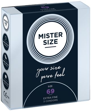 Презервативи Mister Size 69 mm (3шт) ORI-413810 фото