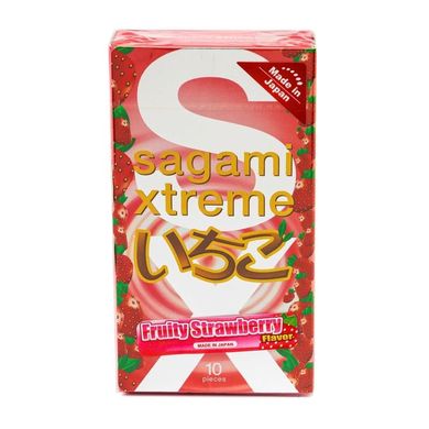 Презервативы ультратонкие SAGAMI XTREME FRUITY STRAWBERRY (цена за 1 шт) SG-990141 фото