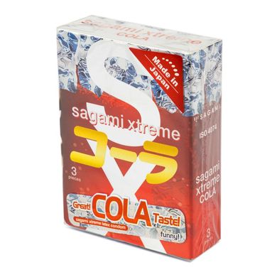 Презервативи ультратонкі SAGAMI XTREME COLA №3 (упаковка 3 шт) SG-990798 фото