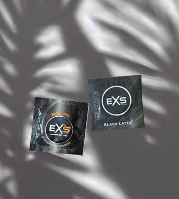 Презервативи EXS Black Latex Condoms (по 1шт) EXS-4009 фото