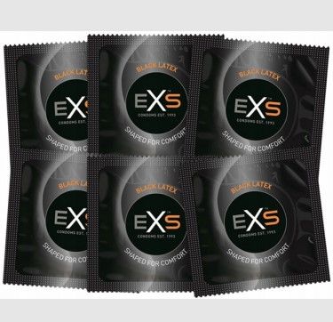 Презервативи EXS Black Latex Condoms (по 1шт) EXS-4009 фото